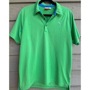 Puma USP Green Performance Golf Polo Shirt Men’s Medium